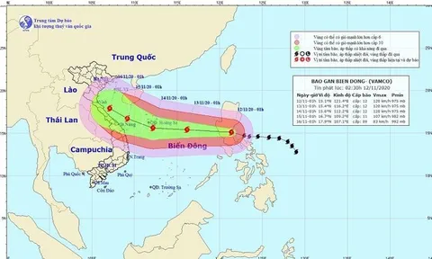 Bão số 13 di chuyển rất nhanh, hướng vào Hà Tĩnh - Quảng Nam